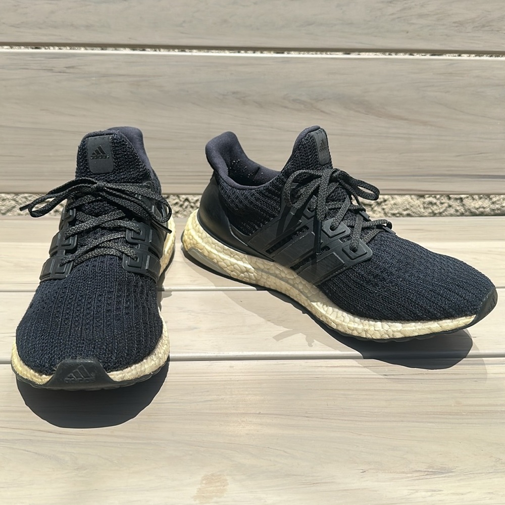 Adidas Men's Ultra Boost Continental Shoes in Black PYA 046001 Size 9.5 - Picture 6 of 10